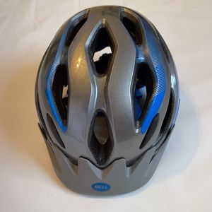 Helmet Bike Bell Adult Blue 53-60cm with round reflector on back great condition